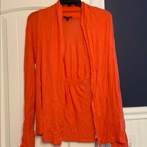 Express bright coral sweater